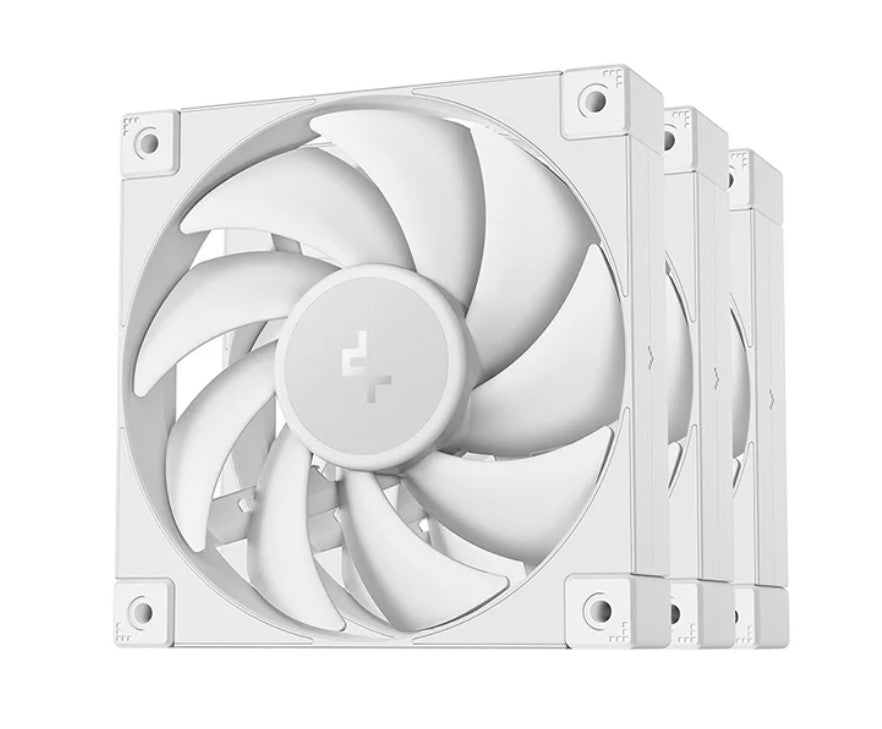 DeepCool FD12(3IN1) WH 120mm Case Fans, 4-pin PWM, 400~2050 RPM, Hydro Bearing DeepCool FD12(3IN1) WH 120mm Case Fans, 4-pin PWM, 400~2050 RPM, Hydro Bearing